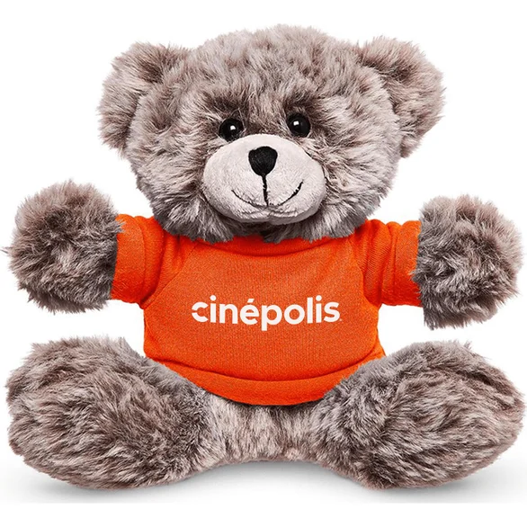 Promotional Cuddly Plus Bear-7 inches Orange